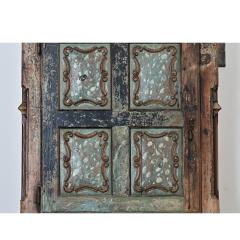 Portuguese Wall Cabinet Made with 19th Century Door - 4643044