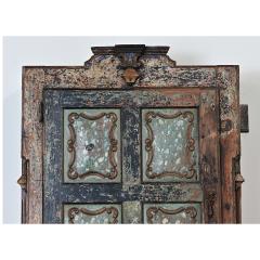 Portuguese Wall Cabinet Made with 19th Century Door - 4643079