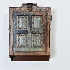 Portuguese Wall Cabinet Made with 19th Century Door - 4643087