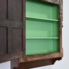 Portuguese Wall Cabinet Made with 19th Century Door - 4643088