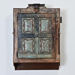 Portuguese Wall Cabinet Made with 19th Century Door - 4643098