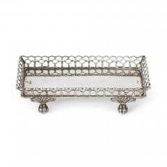 Portuguese silver set of four identical snuffer trays - 3222169
