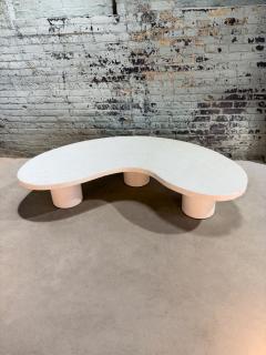 Post Modern Biomorphic Parra Plaster Molded Concrete Coffee Table 1980 - 3425455