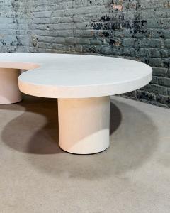 Post Modern Biomorphic Parra Plaster Molded Concrete Coffee Table 1980 - 3425457