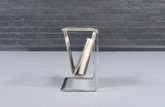 Post Modern Cantilever Steel Magazine Book Rack - 4709652