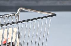 Post Modern Cantilever Steel Magazine Book Rack - 4709656