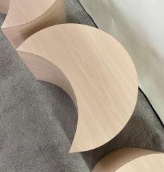 Post Modern Formica Laminate Pink Circle Table Set 4 Pcs - 3350895