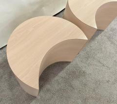 Post Modern Formica Laminate Pink Circle Table Set 4 Pcs - 3350904