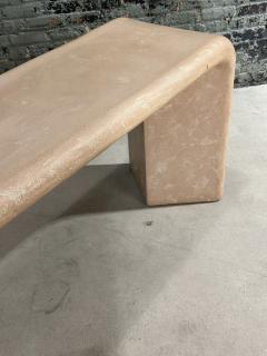 Post Modern Pink Plaster Sculptural Console Table 1980 - 3203593