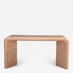 Post Modern Pink Plaster Sculptural Console Table 1980 - 3204347