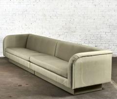 Post Modern Sofa w Plinth Base 1980 - 2984590