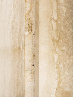 Post Modern Travertine Pedestal - 4448716
