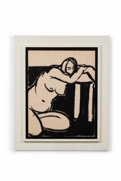 Post War American India Ink Nude Painting - 3185245