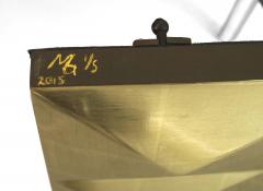 Post War Blue Glass Brass Credenza - 922670