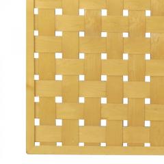 Post War Scandinavian Woven Plywood Screen - 4659068