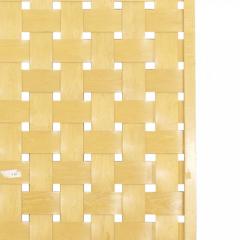 Post War Scandinavian Woven Plywood Screen - 4659069