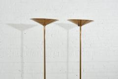 Postmodern Brass Torchiere Floor Lamps 1980 - 1763905