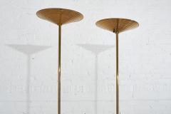 Postmodern Brass Torchiere Floor Lamps 1980 - 1763907
