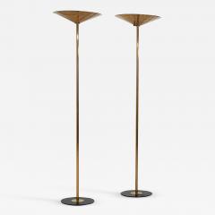 Postmodern Brass Torchiere Floor Lamps 1980 - 1765669