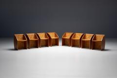 Postmodern Geometric Chairs Italy 1980s - 4306671