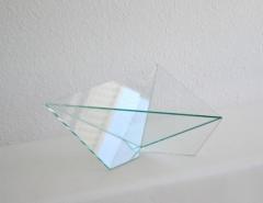 Postmodern Glass Geometric Form Bowl - 704387