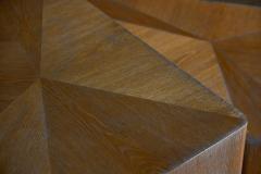 Postmodern Oak Nesting Coffee Tables Italy 1980s - 4577807