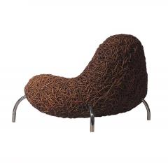Postmodern Organic Rattan Lounge Chair by Udom Udomsrianan Planet 2001 - 1958537