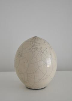 Postmodern Ovoid Form Ceramic Vase - 1544633