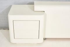 Postmodern Plaster Headboard w Nightstands 1970 - 2751635