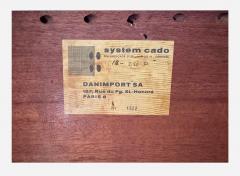 Poul Cadovius Large four part bookcase by Poul Cadovius Editions CADO Denmark circa 1960 - 4417504