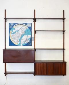 Poul Cadovius Mid Century Cadovious Style Danish Wall Unit or Book Shelves 10 Piece Walnut - 3761352