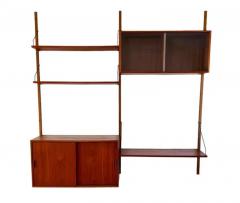 Poul Cadovius Mid Century Danish Modern Teak Floating Shelves Cado Wall Unit by Poul Cadovius - 3495206