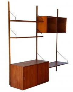 Poul Cadovius Mid Century Danish Modern Teak Floating Shelves Cado Wall Unit by Poul Cadovius - 3495215