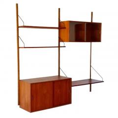 Poul Cadovius Mid Century Danish Modern Teak Floating Shelves Cado Wall Unit by Poul Cadovius - 3495237