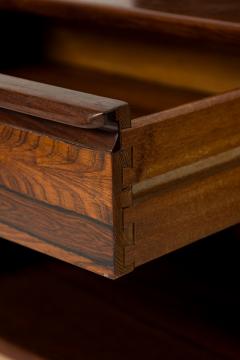 Poul Cadovius Poul Cadovius Danish Rosewood Headboard with Auxiliary Matching Side Tables - 4274326