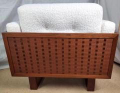 Poul Cadovius Poul Cadovius Rosewood Lounge Chairs Basket Weave Pair France Son 1962 - 2741699