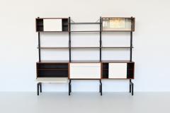 Poul Cadovius Poul Cadovius free standing wall unit in rosewood Royal System Denmark 1960 - 3917722