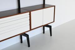 Poul Cadovius Poul Cadovius free standing wall unit in rosewood Royal System Denmark 1960 - 3917726