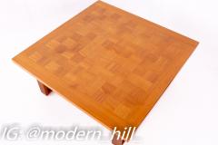 Poul Cadovius for Cado Danish Mid Century Teak Chess Board Coffee Table - 1869245