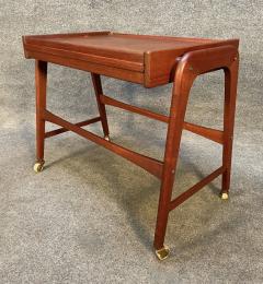 Poul Dinesen VINTAGE DANISH MID CENTURY MODERN TEAK BAR CART BY POUL DINESEN - 3258711