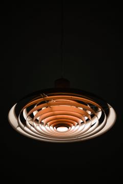Poul Henningsen Ceiling Lamp Langelinie in Copper and Lacquer by Poul Henningsen 1950s - 4507690
