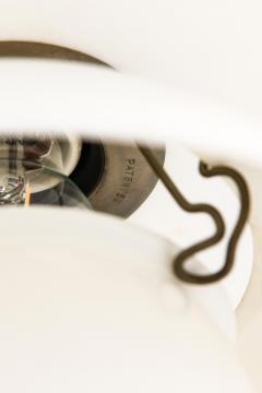 Poul Henningsen Ceiling Lamp Model PH 4 4 in Opaline Glass and Metal by Poul Henningsen 1930s - 4443323