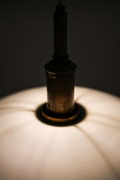 Poul Henningsen Ceiling Lamp Model PH 4 4 in Opaline Glass and Metal by Poul Henningsen 1930s - 4443339