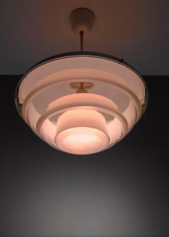 Poul Henningsen Glass Globe Industrial Pendant Denmark 1930s - 833227