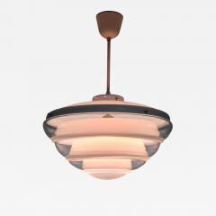 Poul Henningsen Glass Globe Industrial Pendant Denmark 1930s - 834426
