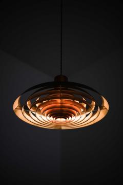 Poul Henningsen Langelinie Ceiling Lamp in Copper by Poul Henningsen 1950s - 4663835