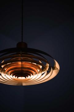 Poul Henningsen Langelinie Ceiling Lamp in Copper by Poul Henningsen 1950s - 4663836