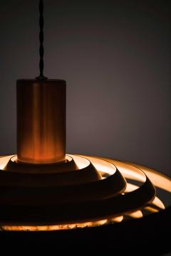 Poul Henningsen Langelinie Ceiling Lamp in Copper by Poul Henningsen 1950s - 4663852