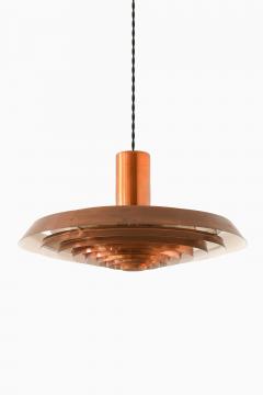 Poul Henningsen Langelinie Ceiling Lamp in Copper by Poul Henningsen 1950s - 4663856