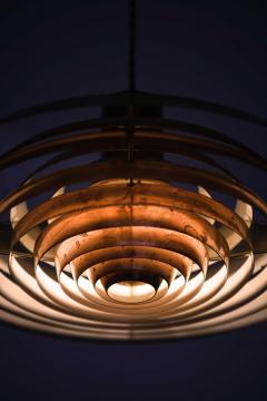 Poul Henningsen Langelinie Ceiling Lamp in Copper by Poul Henningsen 1950s - 4663846